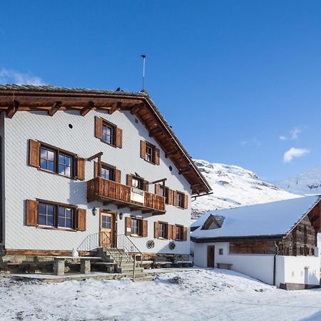 Gasthaus Alpenrose Juf Hotel Exterior foto